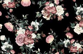Flowers hd wallpapers in high quality hd and widescreen resolutions from page 2. Vintage Pink Cream Dark Floral Wallpaper Mural Hovia