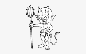 An angel and a demon. Evil Demon Coloring Page Drawing Transparent Png 600x470 Free Download On Nicepng