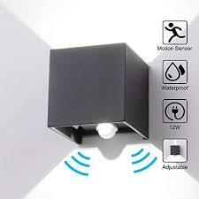 Dank dem tageslichtsensor aktiviert der bewegungsmelder die lichter nur, wenn der bereich wie alle vorgestellten bewegungsmelder im vergleich ist im inneren ein passiver infrarotsensor verbaut. Wandleuchte Bewegungsmelder Aussen Bewegungsmelder Innen Led Wandlampe Techstudio Ch