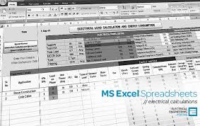 Electrical Ms Excel Spreadsheets