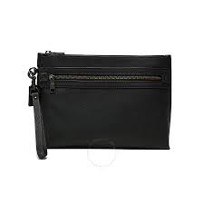 Item successfully added to bag. Coach Men S Black Pebbled Leather Academy Pouch 32175 Blk Handbags Jomashop