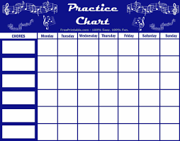 Customize Your Free Printable Music Practice Chart Piano