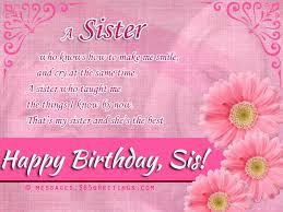 Birthday messages for older sister. Happy Birthday Sister Wishes 365greetings Com