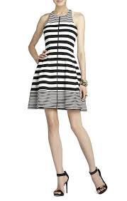 New Bcbg Max Azria Guilianna Tulip Dress Stripe Black White Size Xs Nwt Ebay Tulip Dress Dresses Max Azria Dress