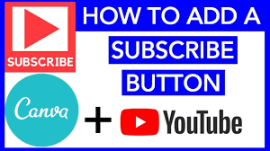 How To Use Canva To Create A Clickable Youtube Subscribe Button Watermar Youtube Youtube Subscribers You Youtube