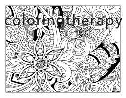 Free Adult Coloring Pages PDF to Download - Coloring Therapy | Adult  Coloring Pages