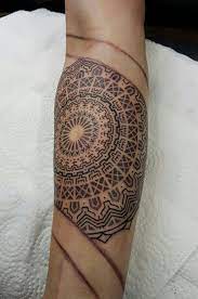 Geometric Mandala Tattoo By Jakabtattoo Tattoo Artist In Zurich Switzerland Geometry Tattoo Tattoos Polynesian Tattoo