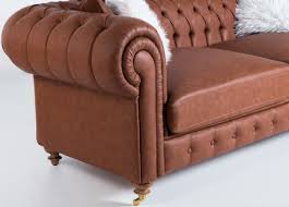 Chesterfield hocker stoff design couch echtleder modern cognac 40x40 cm sofort. Casa Padrino Luxus Chesterfield Sofa Braun 240 X 100 X H 78 Cm Edles Wohnzimmer Sofa Chesterfield Mobel