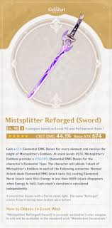 Stl File Genshin Impact - Mistsplitter Reforged - Digital 3D Model Files -  Keqing Cosplay 🗡️ (3Mf)・3D Printable Model To Download・Cults