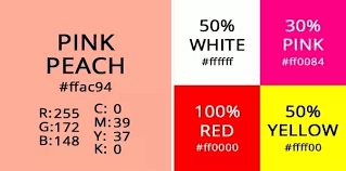 Mixed Together With White To Get Peach