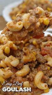 Easy Beef Goulash Is A Delicious Goulash Recipe That Is Comfort Food At It S Best Delicious Easy And A Fami Goulash Recipes Easy Goulash Recipes Beef Goulash