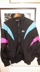 Black Blue And Pink Nike Shirt Rare Vintage Genuine Black Nike Windbreaker Bomber Jacket With Pink Blue 36 Fashion Vintage Jacket Nike Windbreaker