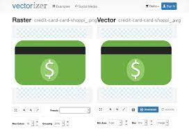 Online Image Vectorizer Credit Card Card Shopping Money 4441600 Online Images Raster To Vector Vector Converter
