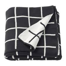Black And White Striped Throw Blanket Ikea Almalie Throw Black White 51x67 Ikea Ikea Blankets Super Soft Throw Blanket Throw Blanket