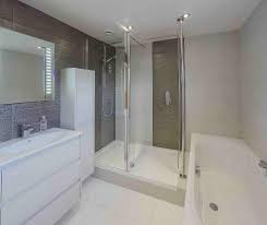 We chose a corner shelf, a seat, a soap dish and new shower fixtures. Bathroom Fitters Durham Bathrooms Dragonville Interiors