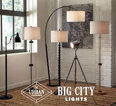 Big City Lights Floor Lamps Urban Foundry Home Accessories And Furniture Ashley Furnitur Ashley Furniture Ashley Furniture Industries Living Room Redo
