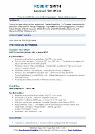 Wendy is good option whether you're applying for your first or fifth job. First Officer Resume Samples Qwikresume