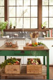 In keeping with its importance, the kitchen is as large as the parlor. Charming Kitchen Island Ideas That Are Both Stylish And Storage Friendly Country Farm Kitchen Country Kitchen Farm Kitchen