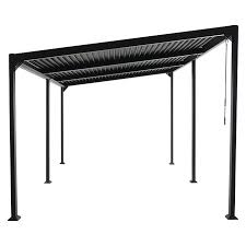 Sunfun Anstellpavillon Palma Xxl L X B X H 300 X 600 X 255 Cm Anthrazit Pavillon Bauhaus Terassenentwurf