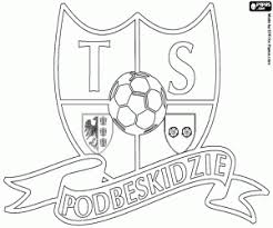 Ts podbeskidzie bielsko biala is a perfect sample of how a logo turns up to be a clear distinctive of the logo ts podbeskidzie bielsko biala is executed in such a precise way that including it in any. Ausmalbilder Emblem Der Ts Podbeskidzie Zum Ausdrucken