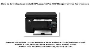 The full solution software includes everything you need to install your hp printer. Hp Laserjet Pro Mfp M125nw Driver And Software Downloads