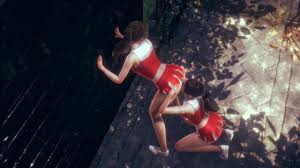 Cute Asian Cheerleader Licking Her Lesbian Friend ASS