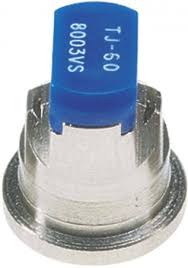 Twinjet Blue Acetal Stainless Steel Even Flat Spray Tip Nozzle