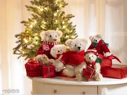 Christmas Decor Christmas Tree Teddy Bears Santa Bears Christmas Arrangements Christmas Teddy Bear Christmas Bear