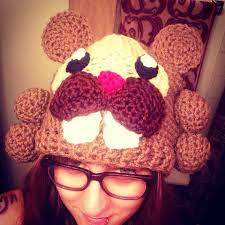 Bidoof Winter Hat 45 Pokemon Pokemonhat Pokemonaccessory Bidoof Bidoofhat Hat Winterhat Crochet Handma Pokemon Crochet Pattern Crochet Crafts Crochet