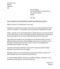 Lettre De Motivation Pour Un Poste D Hote Sse De Caisse Capital Fr