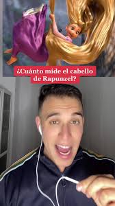 ¿Cuánto mide el cabello de #rapunzel ? #enredados #personajesdedisney  #peliculasdedisney