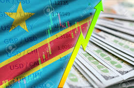 Democratic Republic Of The Congo Flag And Chart Growing Us Dollar