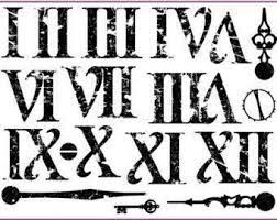 Tipografías para usar como números. Tipografia De Numeros Romanos Para Tatuajes Novocom Top