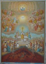 L Eucharistie Catechisme De La Bonne Presse 1889 Panneaux De Presentation En Couleur Photographie Dans Un Presbytere Du J Eucharist Painting Jesus Christ