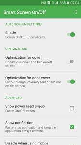 Apagar el dispositivo después de un período determinado, a no ser cancelada por el usuario. Smart Screen On Off Auto Apk Download For Android