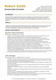 Senior business consultant is available in more than 30+ templates. Business Sales Consultant Resume Samples Qwikresume