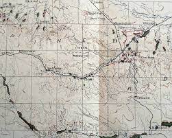 1898 Nebraska Map Niobrara White Rivers Hat Creek Basin Etsy White River Map United States Geological Survey