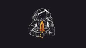 Next you can select whether you want this image to be set as the background of your lock screen, home screen or both. Astronaut Illustration Space Simple Background Popsicle Cartoon Wallpaper For You Hd Wallpaper For Desktop Mobile