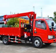 HOWO 5 Ton Hydraulic Mini Mobile Truck Mounted Cranes Trucks ...