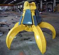 Komatsu PC350 Hydraulic Orange Peel Grab 4 Teeth Multi Peel Clamp