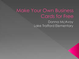 Now you can create beautiful, professional. Ppt Make Your Own Business Cards For Free Powerpoint Presentation Free Download Id 1633120