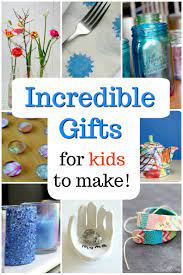 Amaze them with one of these cool, innovative gifts: 45 Gorgeous Gifts Kids Can Make How Wee Learn
