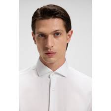 Hugo Polo Shirt White BOSS Regular-fit Polo Shirt White