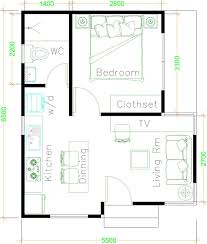 Look at these one bedroom house designs. House Design Plans 5 5x6 5 With One Bedroom Flat Roof House Design 3d