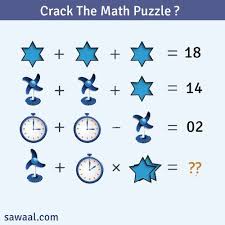 Our iq puzzles are made for both math students and for those who love to solve number and logic puzzles. Solve The Puzzle Without Pen And Paper Maths Puzzles Math Online Exam
