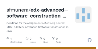 Sign in or register and then enroll in this course. Github Sfmunera Edx Advanced Software Construction In Java Solutions For The Assignments Of Edx Org Course Mitx 6 005 2x Advanced Software Construction In Java