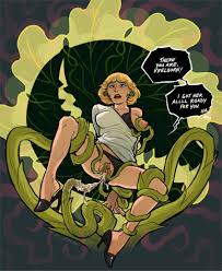 Rule 34 - Audrey Fulquard Audrey Ii Blonde Hair Bra Breasts Dialogue Dress  Earrings Eyeshadow Female High Heels Little Shop Of Horrors Monster One  Breast Out Panties Aside Plant Plant Monster Pussy