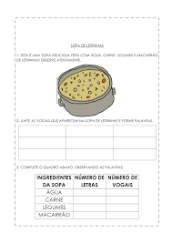 Coisinhas Da Tia Poli Sequencia Didatica Sopa De Letrinhas