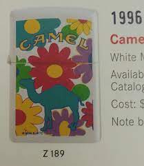 Camel zippo lighter camel flower power spectrum case cz limited edition 50 made. Camel Zippo 1996 Z 189 White Matte Camel Flower Power Rare Mnt In Tin Jack Rabbit S Vintage