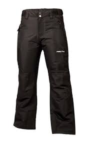 Arctix Youth Snow Pants With Reinforced Knees And Seat Black Youth Large